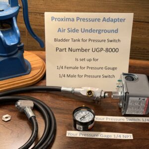 UGP-8000 Male Coupling Plug for Pressure Switch